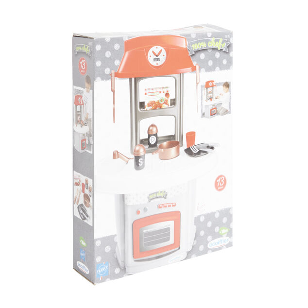 Cuisine pour enfant color&eacute;e et r&eacute;aliste avec 13 accessoires