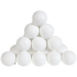 Boule de Noël imitation neige Ø6cm x24