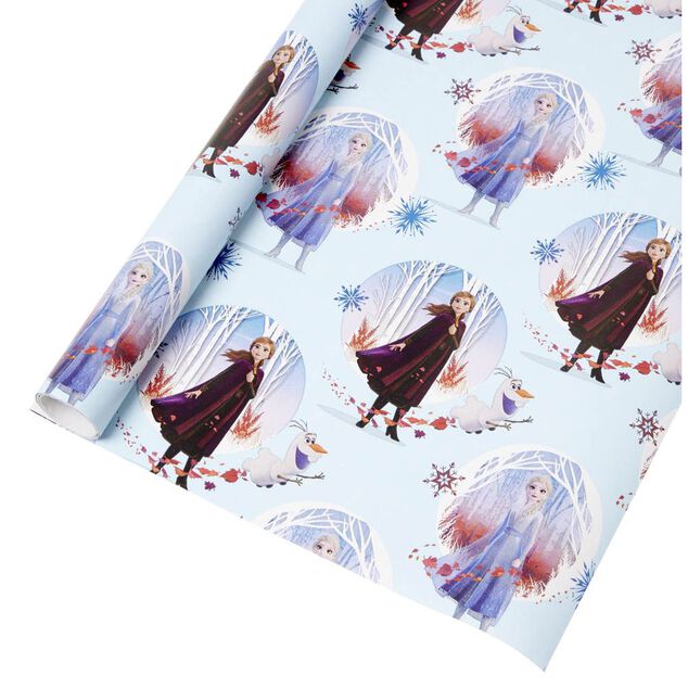 Papier cadeau La Reine des Neiges