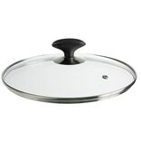 Couvercle anti &eacute;claboussures en verre tremp&eacute; &Oslash;24 cm