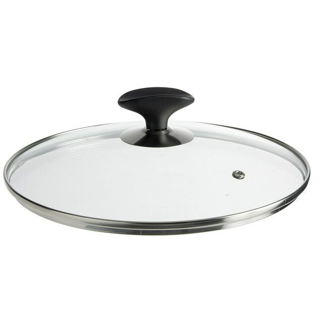 Couvercle anti &eacute;claboussures en verre tremp&eacute; &Oslash;24 cm