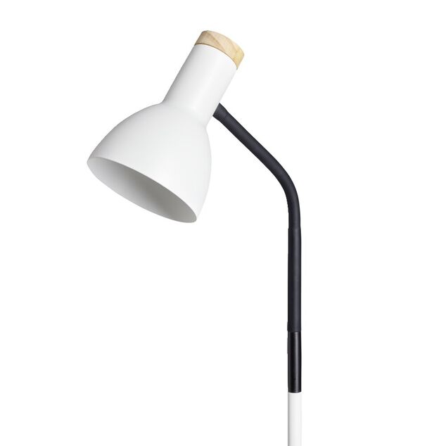 Lampadaire noir et blanc H150cm