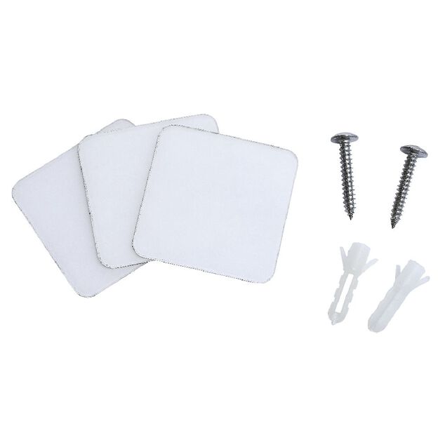 &Eacute;tag&egrave;re murale plastique transparent L.23 cm