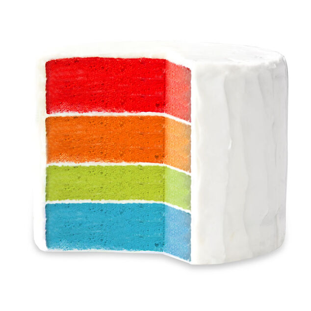 Moule &agrave; g&acirc;teau arc en ciel 4 pi&egrave;ces