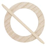 Embrasse ronde bois naturel