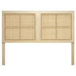 Tête de lit Kanna cannage rotin L.186xH.118/130cm