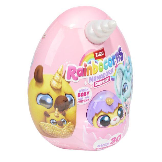 oeuf surprise Mamacorn rose avec peluche 23x18xH29cm