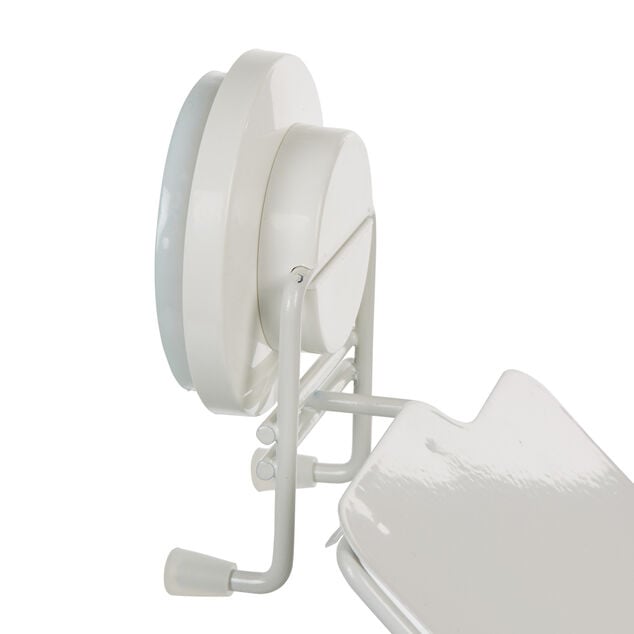 D&eacute;rouleur papier toilette &agrave; ventouse blanc