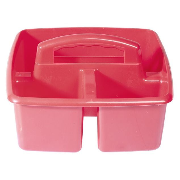 Panier de rangement en plastique 3 compartiments 23x23xH9 cm