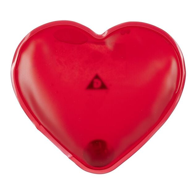 Chaufferette de poche forme coeur 15x10cm (8 mod&egrave;les)