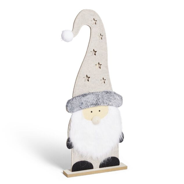 Gnome &agrave; poser lumineux avec LED H59,5cm  (2 mod&egrave;les)