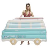 Matelas gonflable piscine Funky forme van bleu 116x178cm