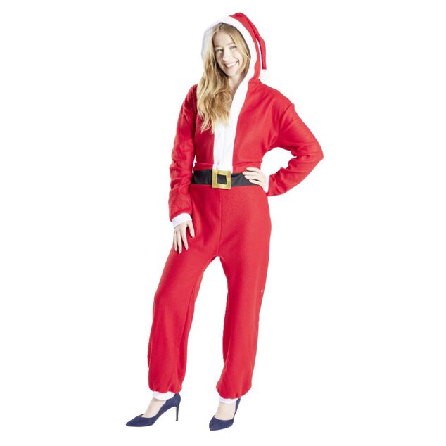Combinaison de père noël mixte avec capuche Taille S/M