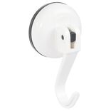 Crochet &agrave; ventouse blanc