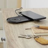 Chargeur sans fil double noir