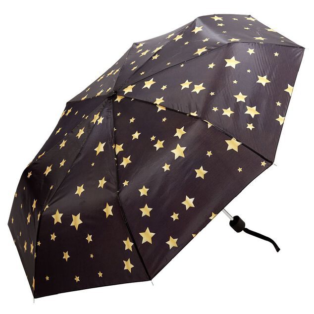 Parapluie manuel &eacute;toile noir L28 cm