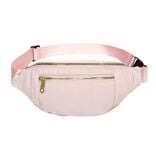 Sac banane L30cm - 3 mod&egrave;les noir/vert/rose