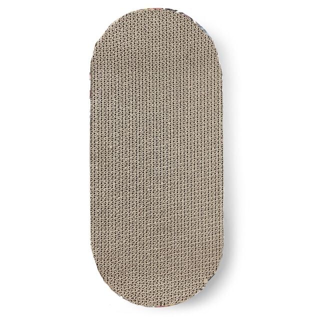 Grattoir forme skate pour chat 56x20 cm