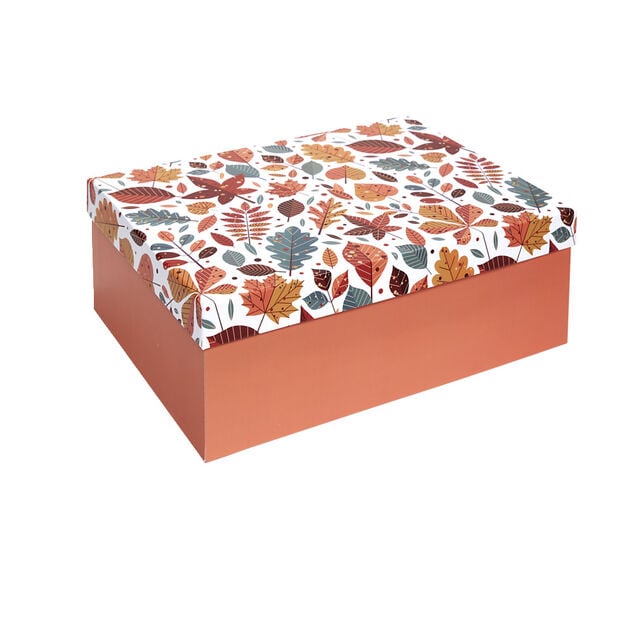Bo&icirc;te &agrave; cadeau rectangulaire 32x24xH11,2cm - 2 mod&egrave;les