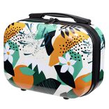 Vanity plastique rigide 10L motif tropical 31x15xH25cm