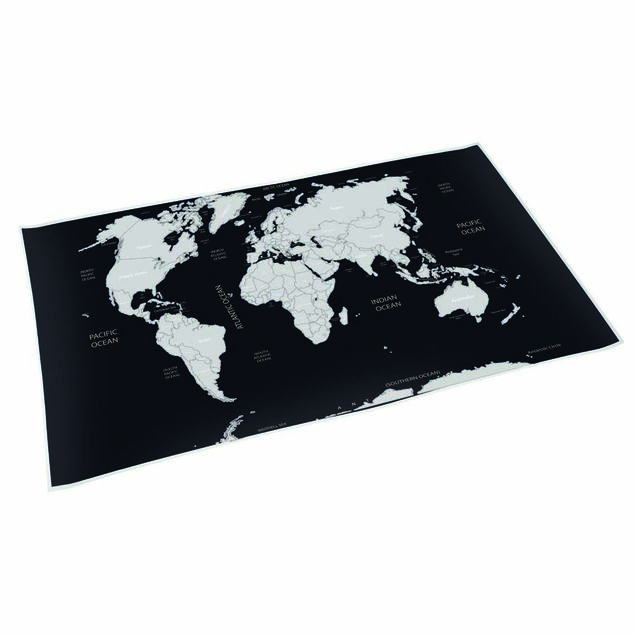 Carte du monde à gratter