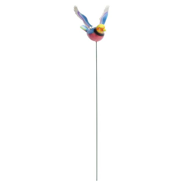Figurine &agrave; planter oiseau colibri H71,5cm