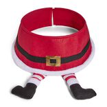 Tour de sapin forme pied de p&egrave;re No&euml;l &Oslash;65cm