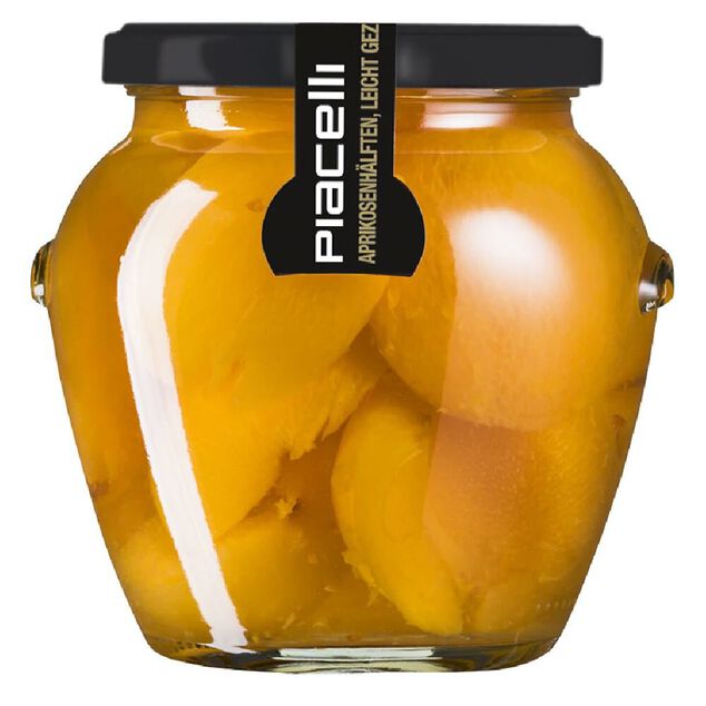 Abricots au sirop bocal en verre 570gr