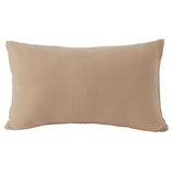Housse de coussin 30x50cm gaze de coton orange