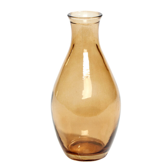 Vase en verre 4x2,5xH11cm (3 mod&egrave;les)
