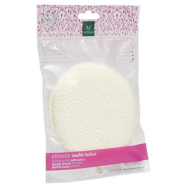 &Eacute;ponge corps ovale blanche