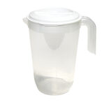 Pichet plastique transparent &Oslash;14,5x21,5cm