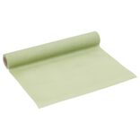 Chemin de table en papier voie s&egrave;che vert olive 40x5,2 cm