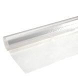 Toile cir&eacute;e Cristal plastique transparent140cm