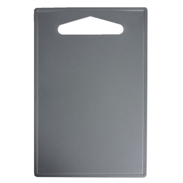 Planche &agrave; d&eacute;couper en plastique gris