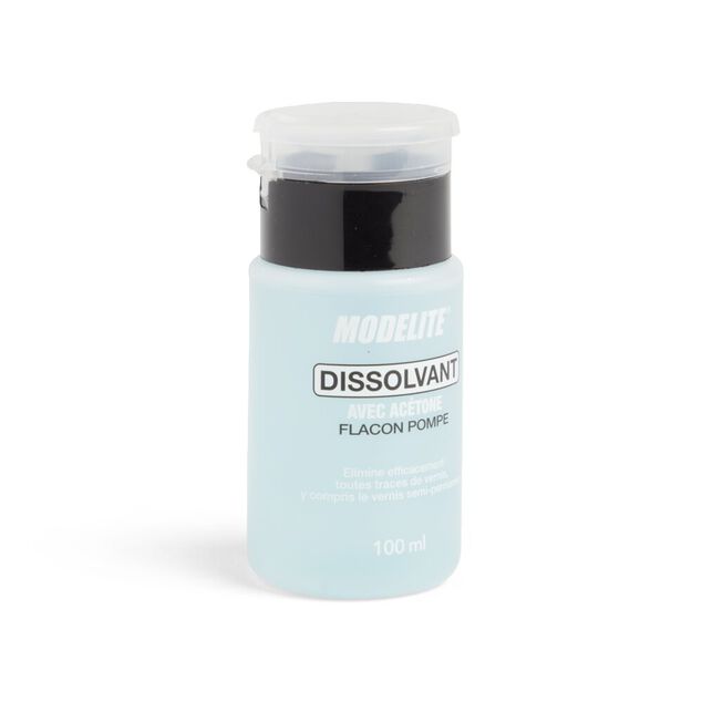 Dissolvant avec ac&eacute;tone flacon pompe 100ml