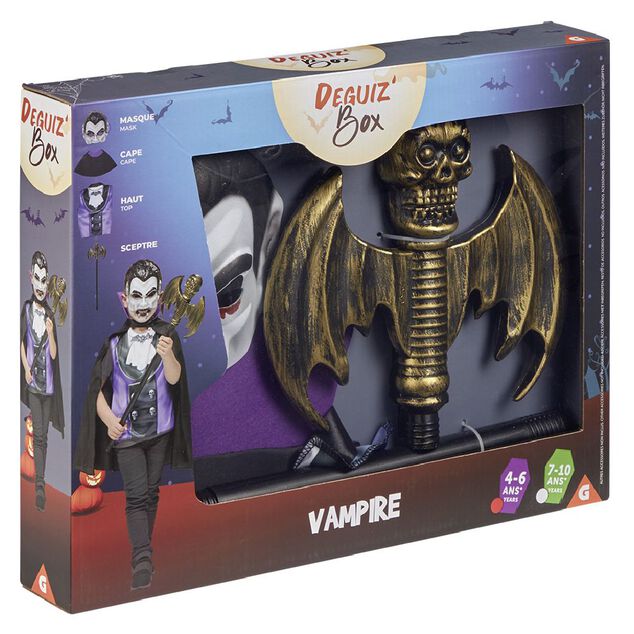 Deguiz'box enfant Halloween vampire 4/6 ans