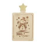 Planche apéro Noël en bambou 11x19cm (3 modèles)