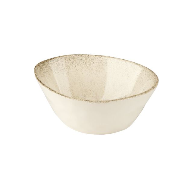 Bol Trior en fa&iuml;ence beige 14x16cm