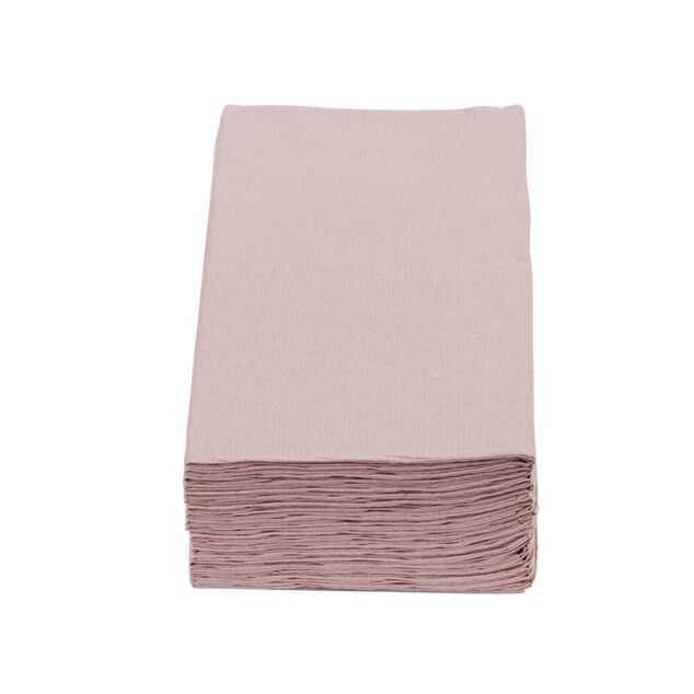 Serviette range couverts 40cm rose x20