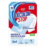 Lingettes anti-d&eacute;coloration x18 D&eacute;color Stop prot&egrave;ge et ravive le blanc