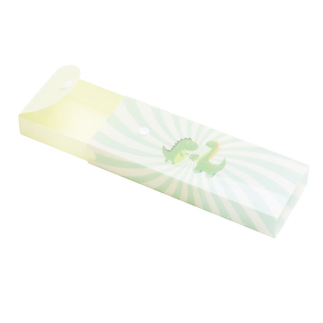 Trousse bo&icirc;te &agrave; crayon pour enfant 20,4x7,5xH2,8cm - 2 mod&egrave;les