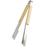 Pince barbecue inox et bois L38,5cm