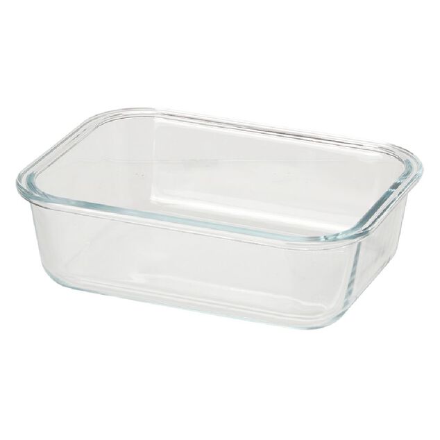 Boîte en verre et bambou 1 L