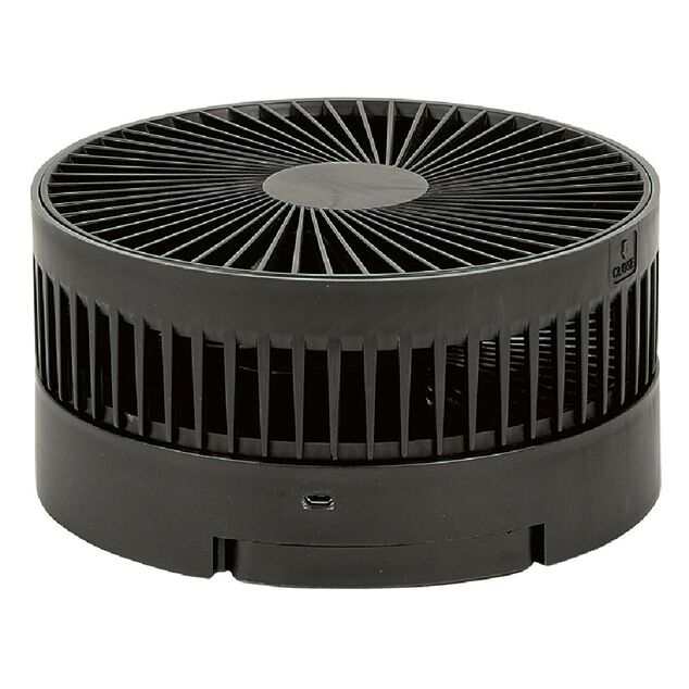 Ventilateur t&eacute;lescopique nomade noir