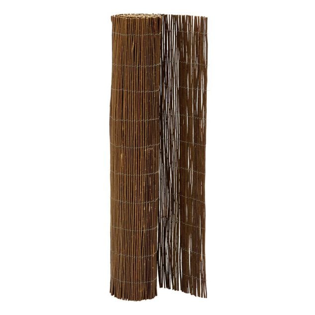 Canisse osier marron fonc&eacute;