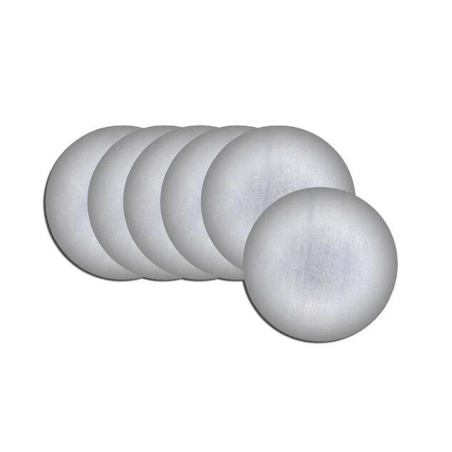 Lot de 6 miroirs adh&eacute;sifs forme coeur ou rond