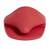 Gant de cuisine en silicone rouge