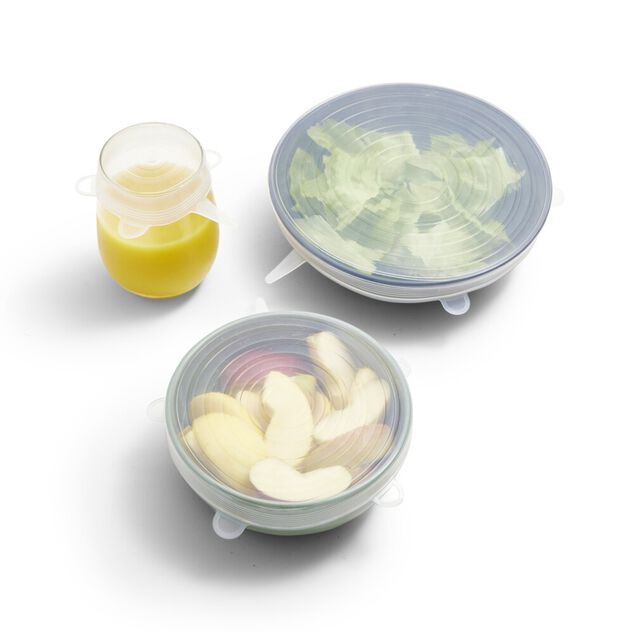 Couvercle en silicone extensible x6 &Oslash;6,5&agrave;20,5cm