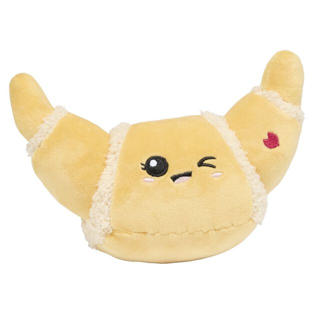 Peluche kawaii croissant marron L20xH13cm